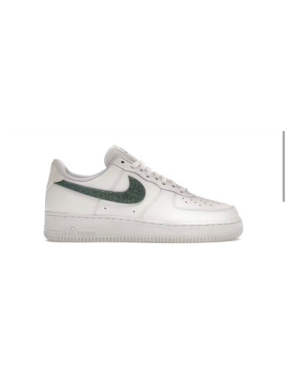 Size 9.5 Nike Air Force 1 Low Glitter Swoosh Green (Women's)
